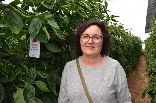 Sonia Pérez, agricultora con gran experiencia con Merkava.