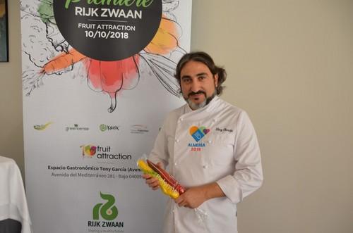 El chef Toni García ha sido el encargado de elaborar platos exquisitos con los productos de Rijk Zwaan