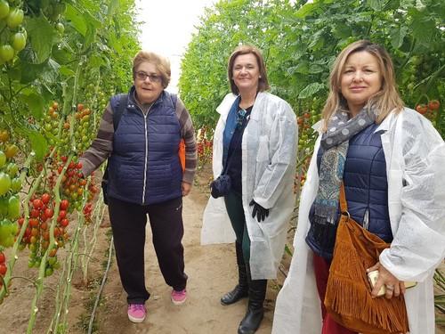 Integrantes de la asociación de mujeres socias cooperativistas agroalimentarias de Almería.