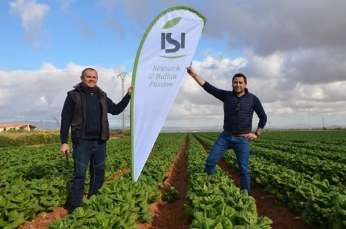 Franco Donati y José Parra, breeder de lechuga y area Manager Murcia y Valencia de ISI Sementi, respectivamente