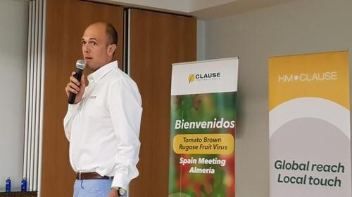 Manuel Porras, técnico de Desarrollo, habló del plan de acción de HM.CLAUSE para evitar la llegada del ToBRFV.