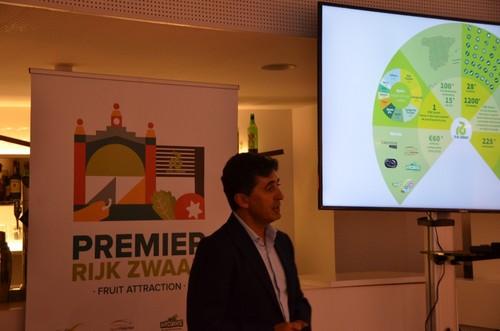 Ricardo Ortiz, Business Manager de Rijk Zwaan, hizo una presentación de la empresa