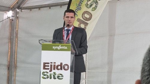 Ronan de Hercé, director general de Syngenta España, en su discurso.
