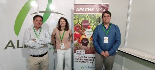 Manuel Nicolás, Paula Cabrera y Pedro Cruz de Albaugh Europe
