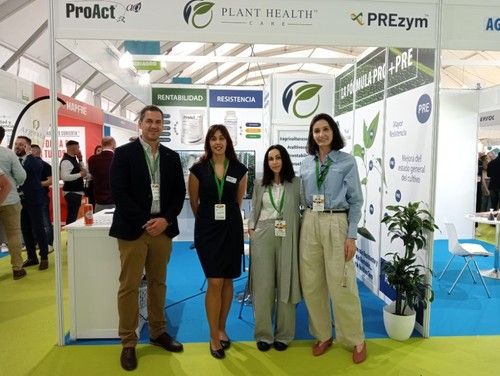 Juanjo Alarcón, Raquel Gámez,  María del Mar López y Virginia, de Plant Health Care