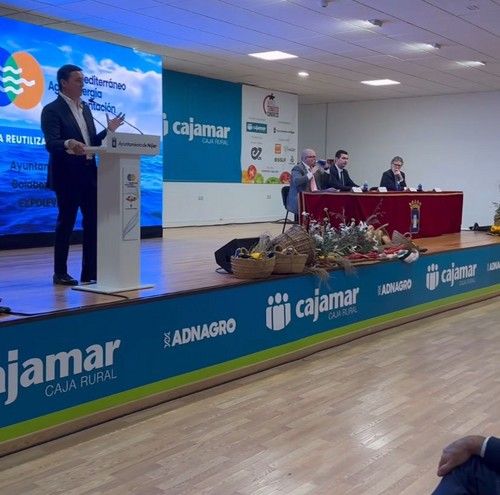 El presidente de la Diputación de Almería, en las charlas sobre el agua