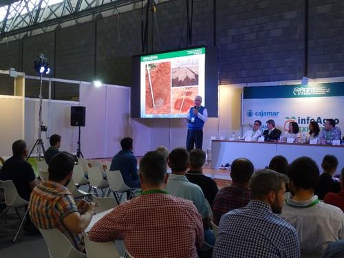 José Manuel González, de Himarcan, ofreció una charla sobre la fertirrigación sostenible