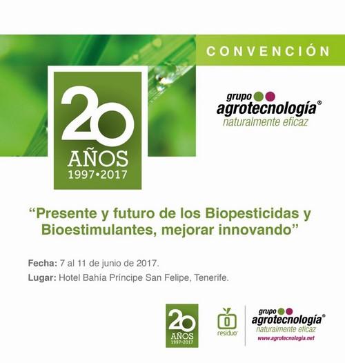 Grupo Agrotecnología analiza el presente y el futuro de los bioestimulantes y biopesticidas con motivo de su 20 aniversario