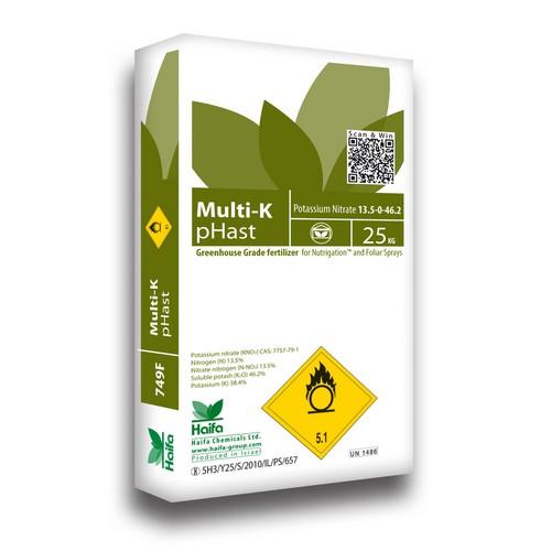 Multi-K™ pHast reduce el consumo de ácido nítrico en fertirrigación para alcanzar un pH adecuado  de la solución nutritiva