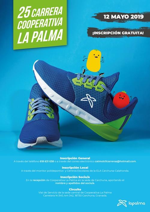 Cooperativa La Palma celebrará su carrera el 12 de mayo, cumpliendo 25 años de hábitos saludables y convivencia