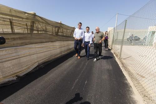 Adra mejora casi 5 kilómetros de vías rurales gracias al Plan de Caminos de la Diputación