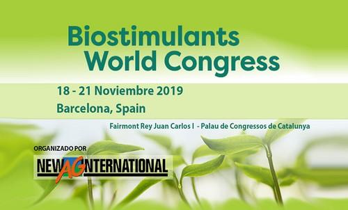 El Biostimulants World Congress 2019 tendrá lugar en el Fairmont Rey Juan Carlos I de Barcelona del 18 al 21 de noviembre