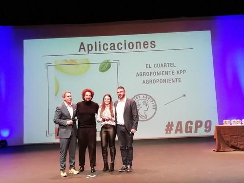 La App de Grupo Agroponiente para agricultores recibe el Premio Agripina de la publicidad