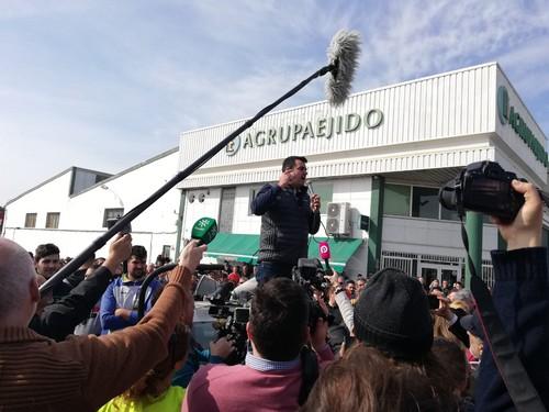 Andrés Góngora declara en el cuartel de la Guardia Civil de El Ejido