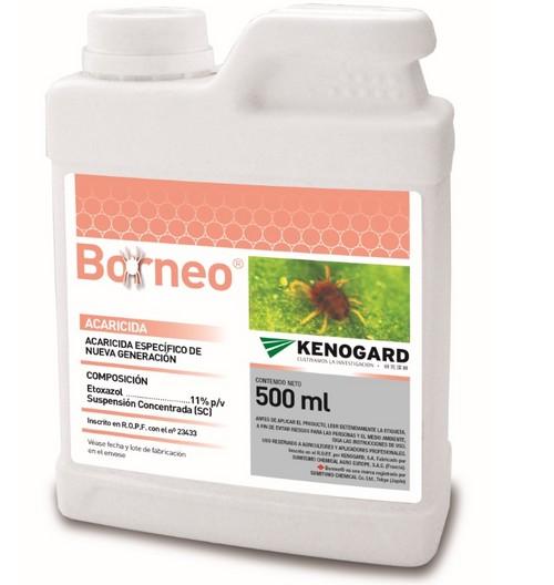 BORNEO®, acaricida translaminar para el control de ácaros tetraníquidos en cultivos hortícolas