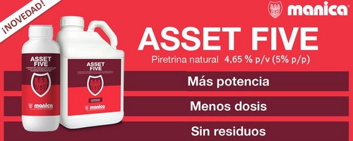Asset Five, la piretrina natural de Manica para una protección sin residuos