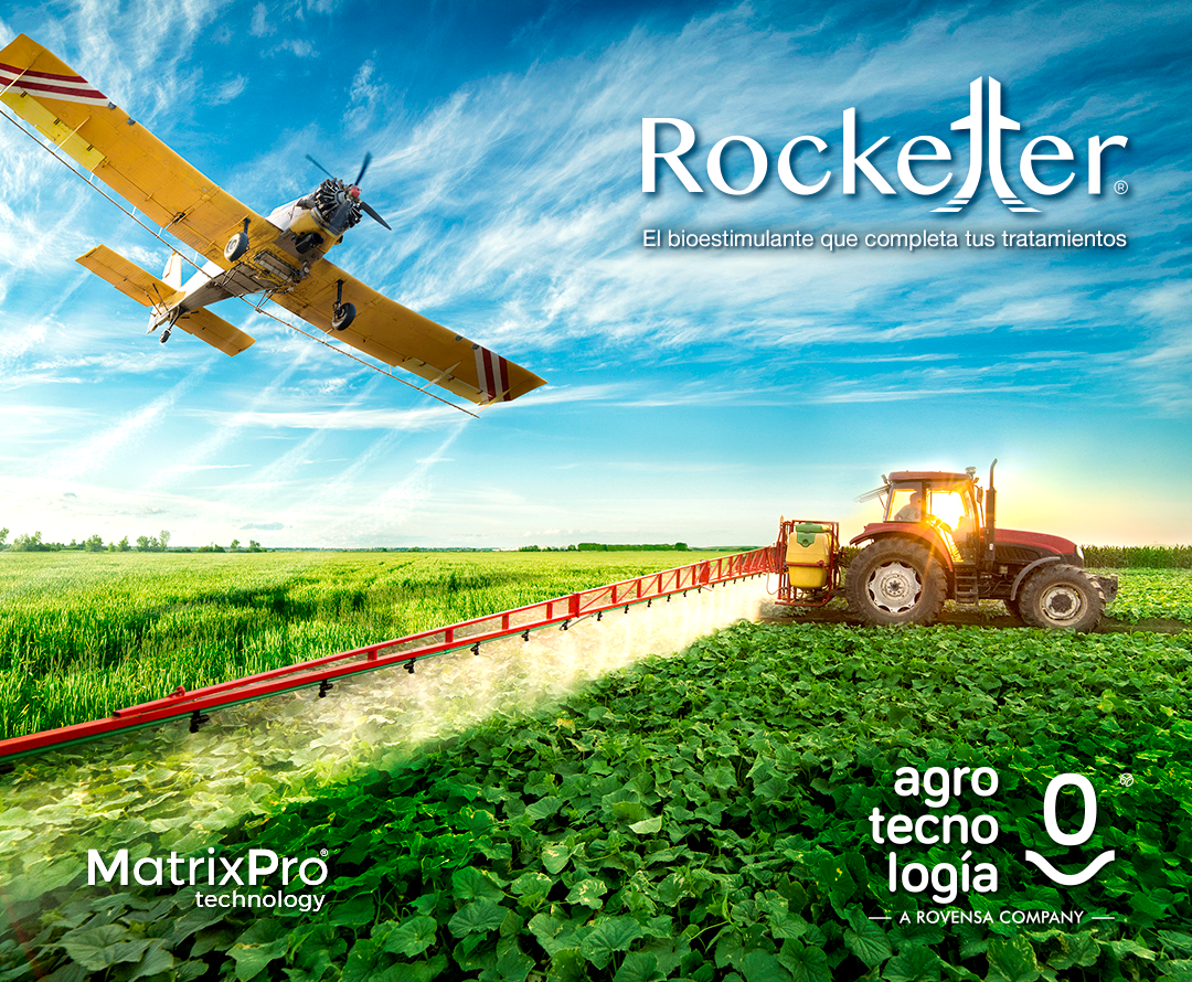 Agrotecnología lanza al mercado Rocketter®, el bioestimulante específicamente diseñado para complementar los tratamientos fitosanitarios