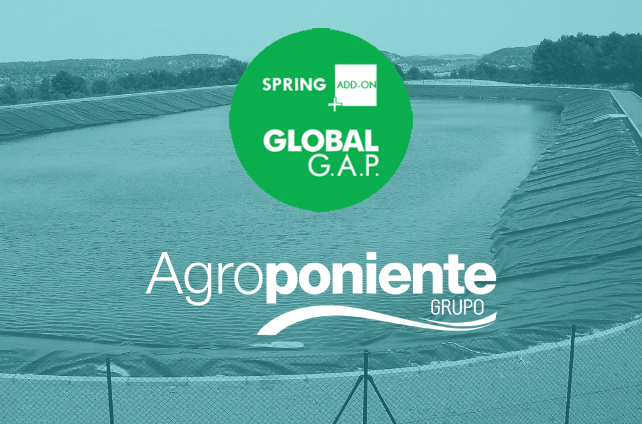 Grupo Agroponiente se convierte en una de las primeras empresas en obtener la certificación Spring, de uso sostenible de los recursos hídricos