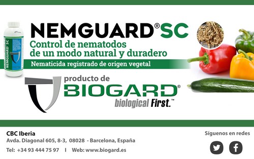 Soluciones BIOGARD® para el control de plagas y enfermedades: productos registrados, autorizados en agricultura ecológica y exentos de LMR