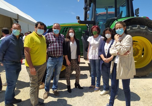 La delegada de Agricultura apoya a los agricultores y demanda una PAC ‘justa’ para Almería