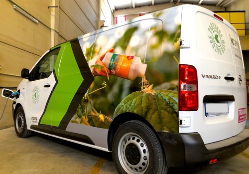 Koppert incorpora un vehículo 100% eléctrico para el reparto diario en Almería y Granada