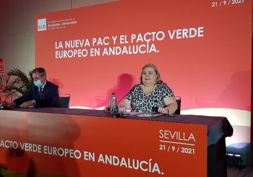 Clara Aguilera: “En un futuro Plan Estratégico Nacional deben estar bien defendidos los intereses de la agricultura andaluza”