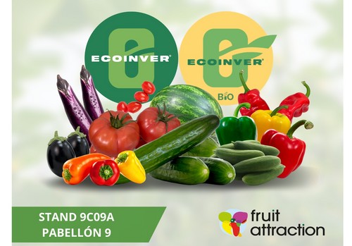 El Grupo Ecoinver lleva a Fruit Attraction 2023 sus especialidades hortofrutícolas