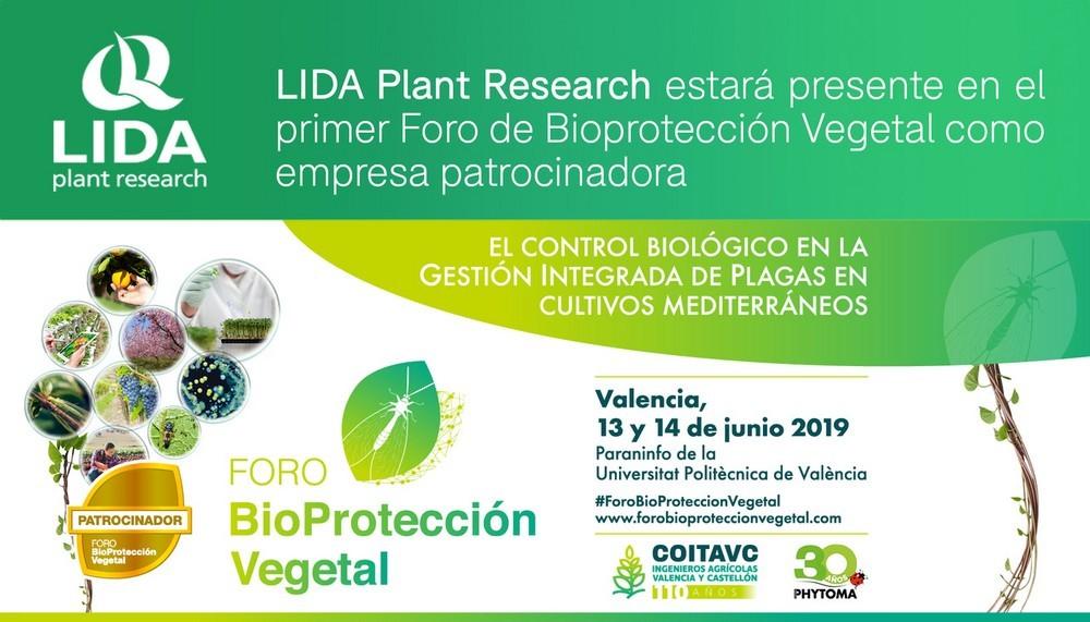 LIDA Plant Research acercará sus nuevas líneas de investigación en fitosanitarios en el primer Foro de Bioprotección Vegetal