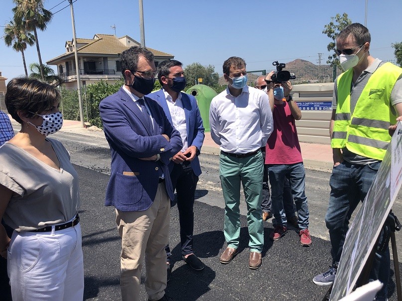 La Comunidad invierte más de 920.000 euros en reparar caminos rurales y mejorar las conexiones entre Murcia y Santomera