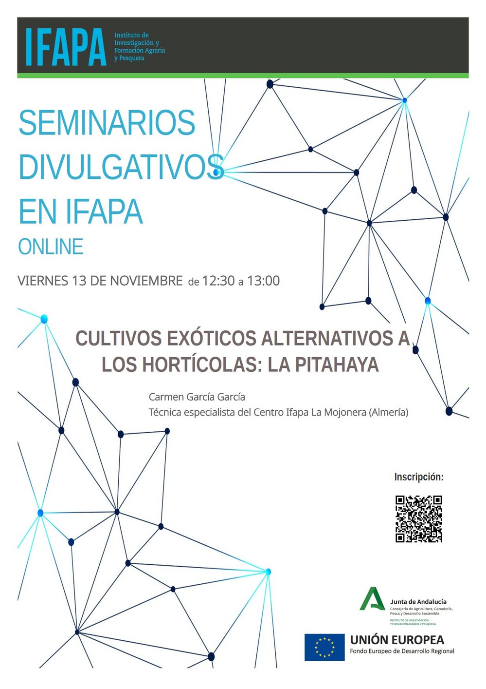 IFAPA ofrece un seminario sobre cultivos exóticos alternativos a los hortícolas: la pitahaya