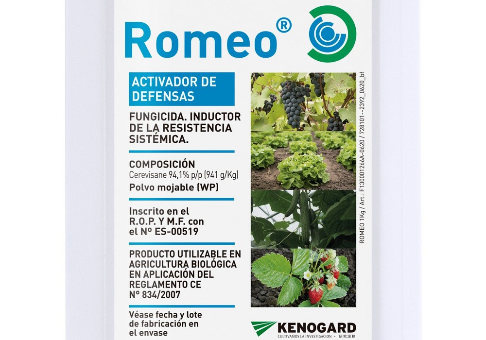 Romeo® fungicida ecológico, inductor de las defensas naturales de la planta, con efecto bioestimulante