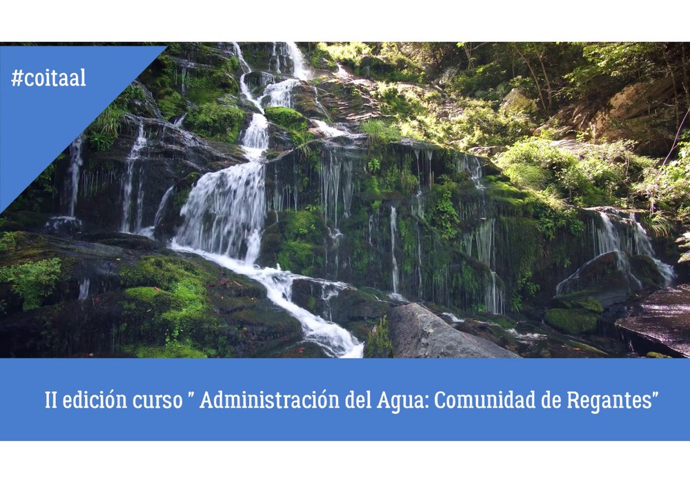 El Colegio Oficial de Ingenieros Técnicos Agrícolas de Almería lanza la II edición del curso 'Administración del  agua: comunidad de regantes'