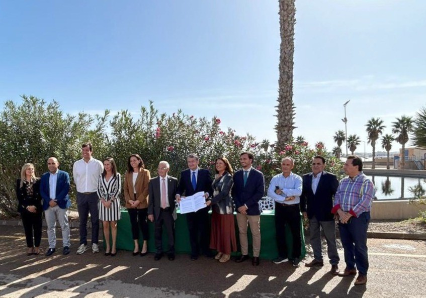  El Gobierno andaluz comienza las obras de mejora del tratamiento terciario de la EDAR de Roquetas