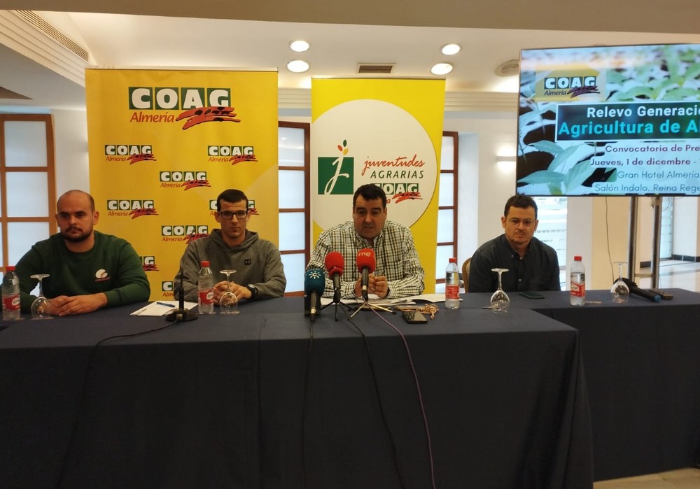 COAG Almería exige la puesta en marcha de las medidas necesarias para incluir a todos los jóvenes en las ayudas a la incorporación