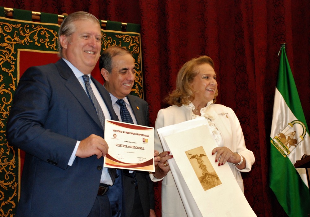 Corteva Agriscience ha sido la galardonada con el VII premio al Mecenazgo Empresarial por el Consejo Social de la Universidad de Sevilla