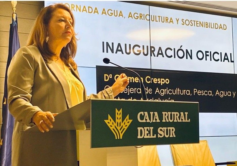 Carmen Crespo destaca a Andalucía como “tierra pionera en la lucha contra la sequía”